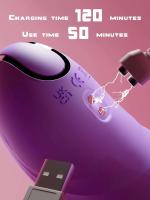 Potente vibrador de punto G de doble cabeza, estimulador de clítoris femenino, consolador de empuje, masajeador vaginal, suministros masturbadores - details 1