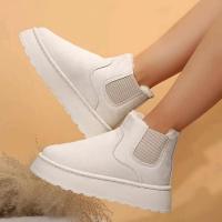 Botas de nieve cálidas para mujer, botines cortos, zapatos de invierno - details 4