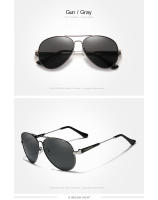 KINGSEVEN-gafas de sol de aluminio para hombre y mujer, lentes polarizadas con montura de piloto, espejo antideslumbrante, para pesca, 7929 - details 4