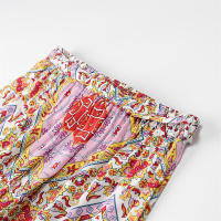 Conjunto de pantalones retro con estampado geométrico de cintura alta y cinturón sexy para mujer Moda femenina - details 9
