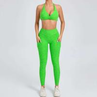 Traje de entrenamiento de gimnasia reforzado deportivo para mujer, ropa deportiva para mujer, traje de yoga rojo, negro y rosa 2024 - details 43