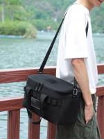 Bolso de gran capacidad para hombre, bolsa de hombro para acampar, senderismo, pesca al aire libre, organizador de almacenamiento, aislamiento térmico - details 2