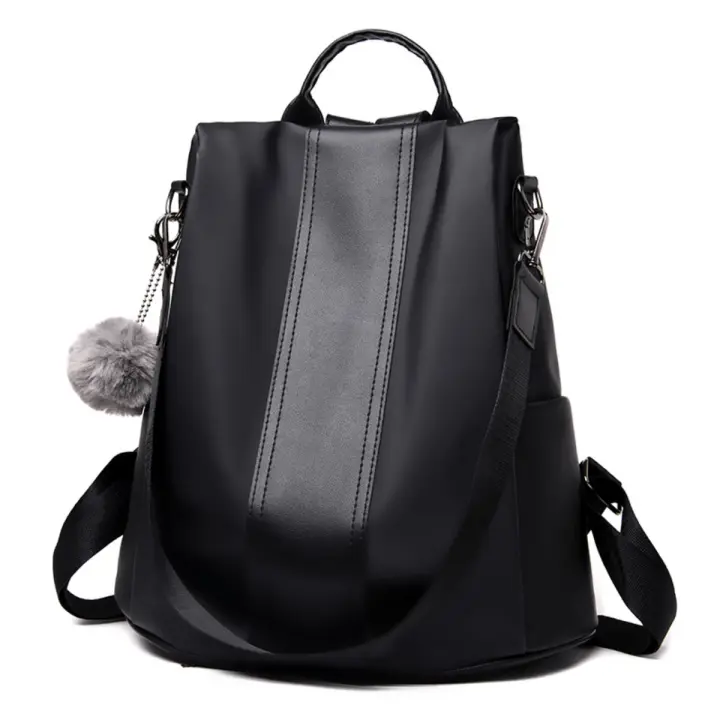 Mochila de Cuero PU para Mujer Bolso Informal Retro Impermeable Ideal para Viajes - 1
