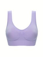 Sujetadores Deportivos Inalámbricos, 3 piezas, Sujetador De Tanque Elástico Cómodo Y Transpirable, Lencería Y Ropa Interior Para mujer - details 18