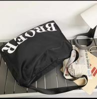 Bolso Bandouliere de gran capacidad de alta calidad para hombre, bolso de negocios con estampado de letras, bandolera de viaje - details 6