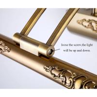 Lámpara de espejo cosmético Retro, luz LED europea de 500mm y 8W para maquillaje, tocador, baño, luces de pared, iluminación - details 6