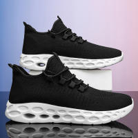 Zapatillas de correr a la moda para hombre, deportivas atléticas, transpirables, cómodas, ligeras, informales, antideslizantes, para gimnasio, entrenamiento, uso diario - details 12