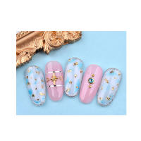 Herramientas de Manicura DIY para Uñas con láminas de Aluminio Glitter Coloridas 3D Pezón Adhesivo Gel UV Pulido Paillette Cubierta Completa Láser - details 5