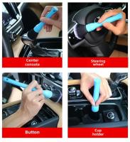 Cepillo para detalles de coche, cerdas suaves, Interior, limpieza de huecos, lavado de coches, estilo largo y corto opcional - details 5