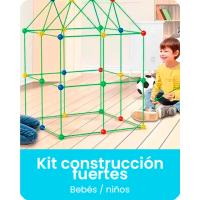 Kit construccion fuerte infantil construccion magnetica niños