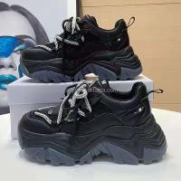 Nueva marca de zapatos para correr Lite de cuero para mujer, Zapatillas deportivas con plataforma Sin Marca, tacones altos de moda a bajo precio - details 6