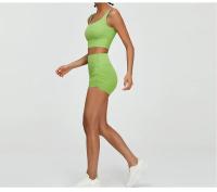 Shorts Deportivos de Cintura Alta para Yoga y Estiramiento Secado Rápido, Transpirable, Material de Nylon - details 4