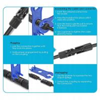 Herramientas de prensado Solar para cables PV de 2,5/4/6 mm² con conector de panel de 6 pares - details 3