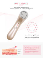 Dispositivo eléctrico portátil para estiramiento de la piel, dispositivo facial con luz roja, terapia de luz infrarroja para Estiramiento facial - details 3