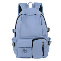Mochila ligera impermeable para adolescentes, mochila ergonómica Simple con correa ajustable para el hombro, mochila universitaria - details 3