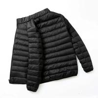 Chaqueta con capucha de plumón de pato ultraligera para hombre, chaqueta cálida de plumas de pato blanco, ropa de calle para hombre, otoño e invierno - details 11