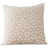 Funda de Almohada de Peluche de Lujo Patrón de Geometría Rhomboide Creativo - details 0