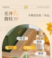 Caja de piedra de fragancia expandida para aromaterapia Osmanthus, uso doméstico duradero en el dormitorio, con un pequeño sentido Premium y - details 5