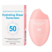 Protector solar facial, protector solar Mineral hidratante resistente al agua, tinte transparente, crema antiedad SPF 50+, protector solar con Control de aceite - details 1