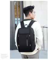 Mochila escolar de gran capacidad para hombre y mujer, bolsa de ordenador de negocios, carga USB, bolsa de ordenador - details 29