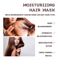 Mascarilla capilar hidratante profunda que nutre, repara el cabello seco, encrespado con puntas abiertas y suaviza. - details 5