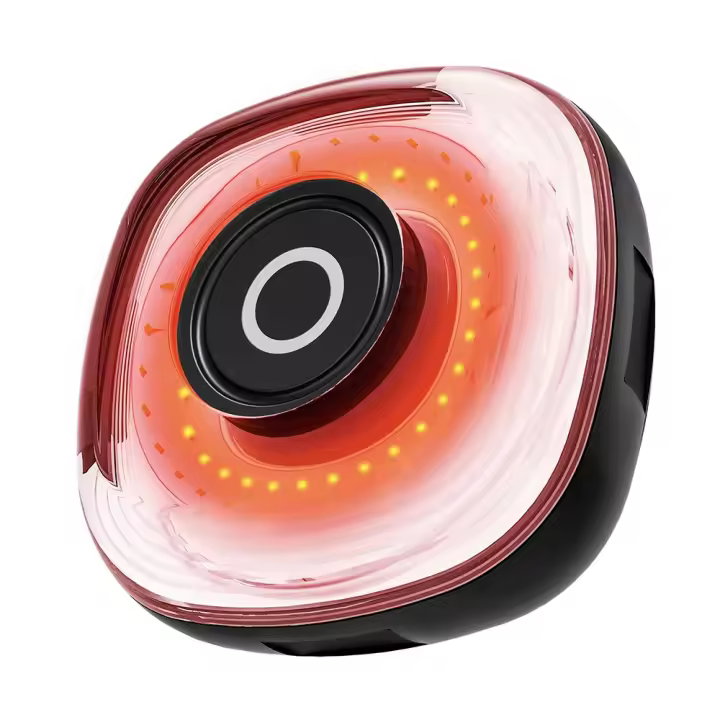 Magicshine SEEMEE 50MAG Luz trasera magnética inteligente, luz trasera de bicicleta con carga USB-C, Compatible con casco Lumos - 1