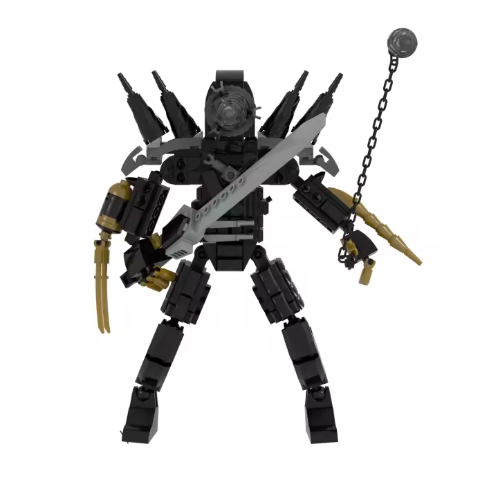 Assassin taladro eléctrico para hombre, bloques de construcción, juguete - 1