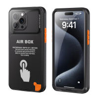 Funda de teléfono impermeable Air Box para iPhone, 15 Pro Max, 14 Plus, 13, 12, subacuática, a prueba de polvo, natación, buceo profesional - details 11