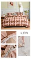 Juego de ropa de cama en blanco y negro, edredón individual con funda de almohada para cama doble, sabanas, cama matrimonial, Queen/King - details 10