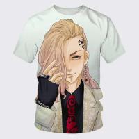 Nuevo Anime Tokyo Avengers 3D impreso de talla grande para hombres y mujeres camisetas Unisex Casual deportes de calle de secado rápido transpirable - details 2