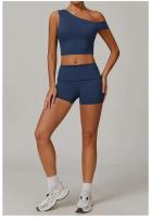 Conjunto de Yoga de Cintura Alta Ouwu Traje Deportivo de 3 Piezas Monos Deportivos para Mujeres - details 10