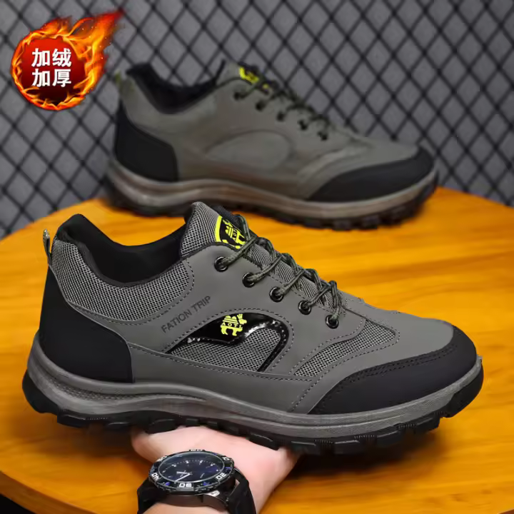 Zapatos de senderismo para hombre antideslizantes, impermeables y resistentes al desgaste - 1