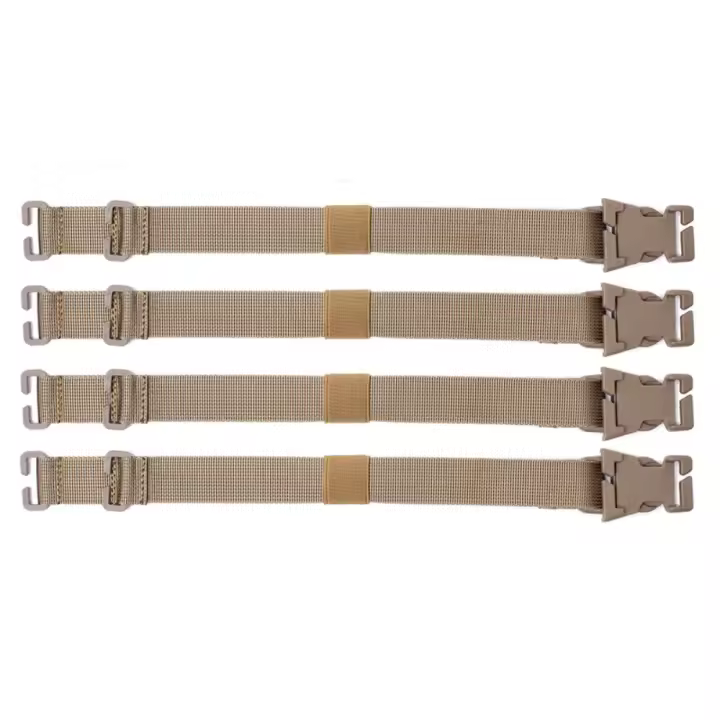 Clips de hebilla correas del sistema Molle hebilla de liberación rápida Material de nailon correas de compresión para mochila correas de equipaje ajustables - 1