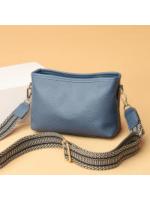 Bolso cruzado de cuero genuino para mujer, bandolera de hombro de vaca de Color sólido, a la moda, de lujo, para teléfono, 2022 - details 2