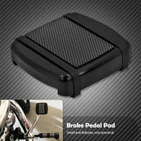 Motorcycle CNC Small Brake Pedal Pad Cover Black For Harley Dyna Fat Bob FXDF FXDL 1993-17 Softail FXSTS 1984-2017 Sportster XL - details 0