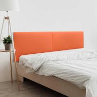 Cabecero de Polipiel o Tela Acualine Liso Dual Dividido en 2 Piezas Tapizado de Alta Gama Cabezal Tapizado Moderno (Tela Beige, 190cm Dual (Camas 180/190)) - details 16