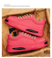 Papá zapatos versátiles casual zapatos deportivos Guochao hombres 2025 nuevos hombres de suela gruesa superficie de cuero aumentando zapatos blancos. - details 11