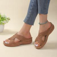 Sandalias de Verano para Mujer Zapatillas de Pie Non-Slip Zapatos de Cuña Talla Grande - details 16