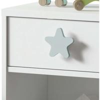 Blanca con Estrella Azul-Gris, 56x40x33cm (Alto x Ancho x Fondo), Dormitorio Infantil, Molo Sweet - details 4
