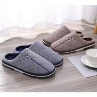 Zapatillas de algodón cálidas para hombre, zapatos informales de talla grande para el hogar, dormitorio, interiores, otoño e invierno, 47, 48, 49, 50 - details 5