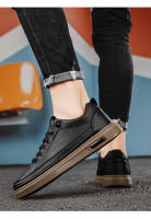 Men Shoes Sneakers Male Tenis Luxury Shoes Mens Casual Shoes Men's Shoes Fashion Leather Four Seasons Kateboarding Shoes For Men - details 9