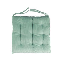 Cojín para silla de jardín, cómodo y grueso, Ideal para uso en interiores y exteriores, 45x45cm, color verde - details 0