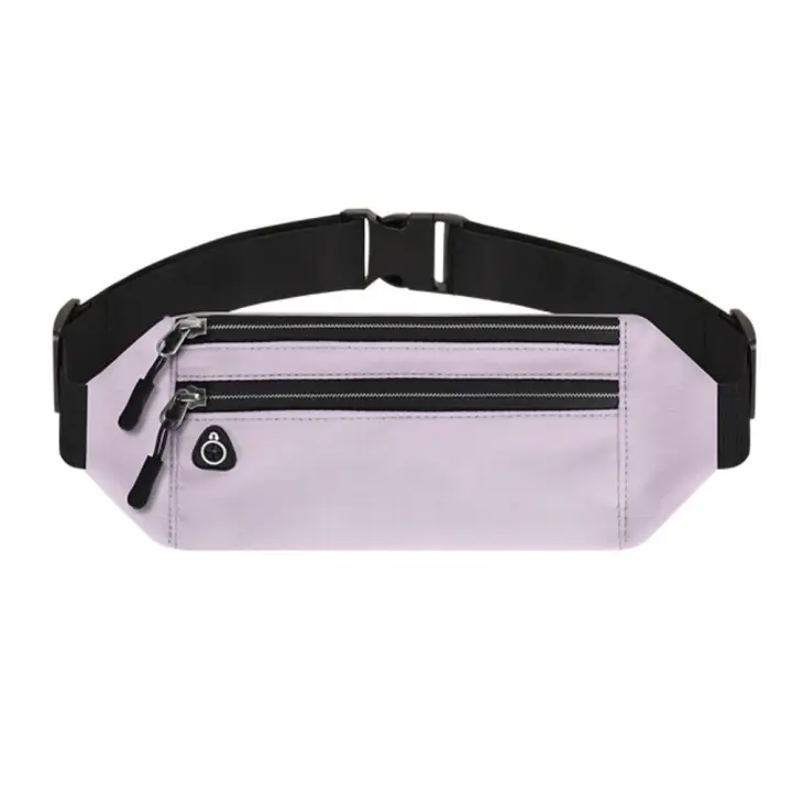 Riñoneras ultrafinas para correr, bolsa ligera multifunción para correr maratón, almacenamiento, bolsa deportiva impermeable para teléfono - 1