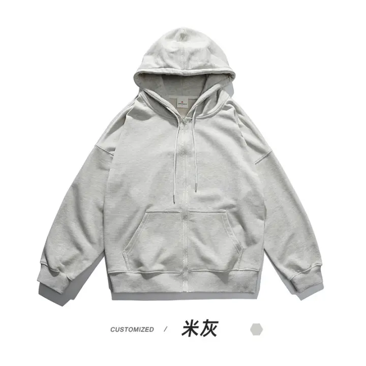 Sudadera con capucha para hombre, sudadera holgada de un solo hombro, color sólido - 1