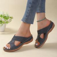 Sandalias de Verano para Mujer Zapatillas de Pie Non-Slip Zapatos de Cuña Talla Grande - details 4