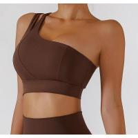 Sujetador deportivo sexy de un solo hombro para mujer, ropa interior de entrenamiento de gimnasia, chaleco para correr de alto soporte - details 4