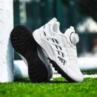 Nuevas zapatillas de fútbol para niños, calzado con botón giratorio, con Las uñas rotas - details 3