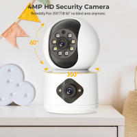 Cámara 360 grados inalámbrico WIFI HD interior inteligente Visión nocturna remoto doméstico vigilancia - details 9