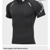 Leggings de deporte para hombre Pantalones de entrenamiento de baloncesto de verano Ropa de fitness elástica transpirable de manga corta - details 9