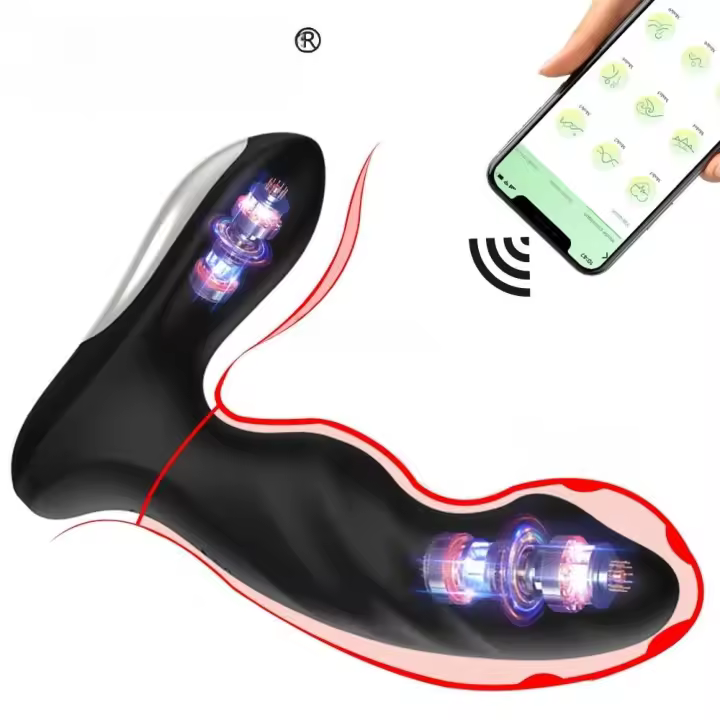 Leten Bluetooth APP Control Anal vibrador consolador Butt Plug estimulador de masaje de próstata masculino juguete sexual para adultos para mujeres hombres masturbador Gay - 1